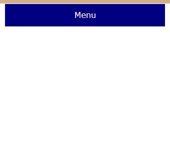 mobile website menu closed